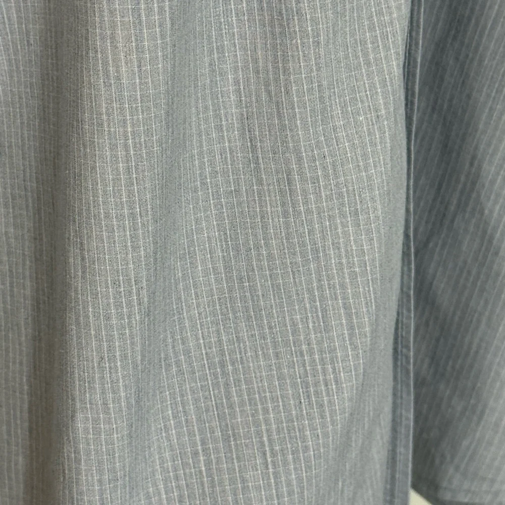 Banana Republic Large Men's Light Gray Dress Shirt Stretch Cotton